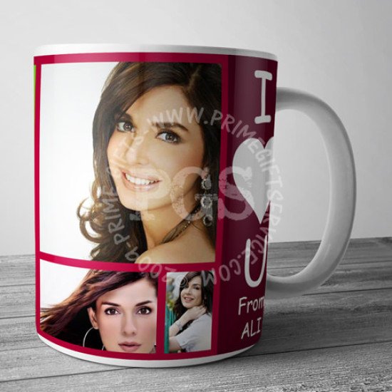 Personalise Picture Collage Mug