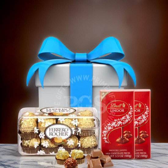 Lindt Lindor with Ferrero Rocher