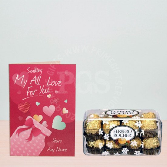 Free Card with Chocolates